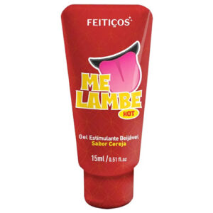 Me Lambe Hot Gel Estimulante Beijável Sabor Cereja 15ml - 9893