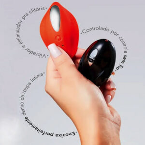 Vibrador Paname Estimulador Clitoriano 12 Modos de Vibração com Controle Remoto - IM0153