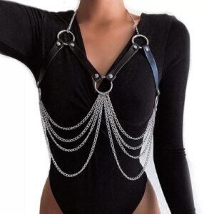 Lingerie Sexy Sutia com Correntes - LF00107