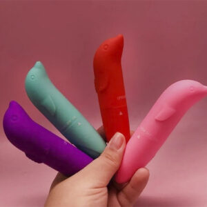 Vibrador Golfinho Ponto G Aveludado - MBA1088