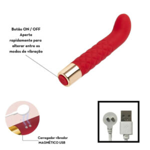 Vibrador Ponto G com Estimulador Rabbit - MVE3511