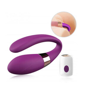 Vibrador para Casal 7 Modos Vibrações Recarregável com Controle - CS010PR