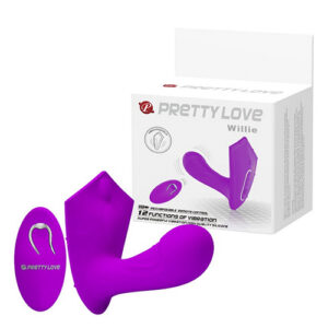 Vibrador com Estimulador 12 Funções de Vibração Recarregável com Controle - BI014583W