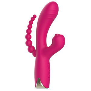 Vibrador Ponto G com Tripla Estimulação - MVS5324
