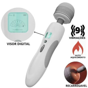 Massageador Varinha Mágica com Aquecimento - MVM1093