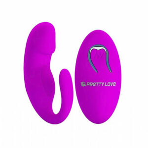 Vibrador Casal com Ponto G com 12 Modos Vibração Recarregável - BI014482W