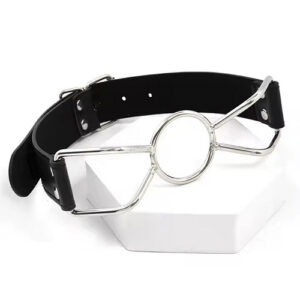Mordaça Spider Gag em Metal e Couro - P80039MMZT