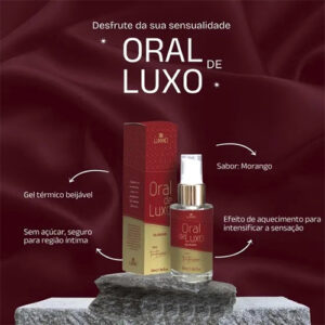 Oral de Luxo Tentação Morango 30ml  - 3402