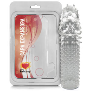 Capa Peniana Expansora Texturizada em Silicone 13 cm - 701