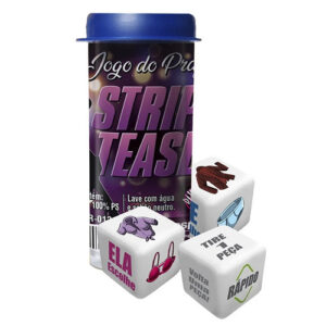 Dados Jogo do Prazer Strip Tease 3 Peças Color - ER012