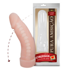 Pênis Cyberskin com Vértebra 16 x 4,5 cm - 200Penis