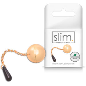 Pingente Vaginal em Metal Formato Gota - MT042