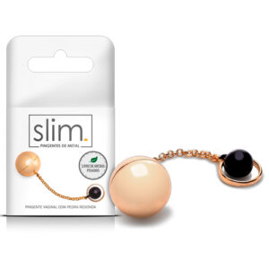Pingente Vaginal em Metal Bola - MT041
