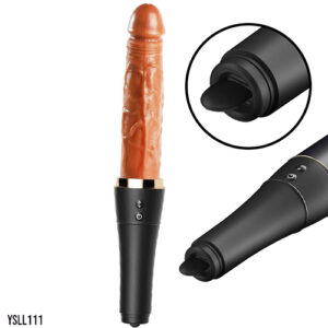 Pênis Sobe e Desce, Taco de Baseball, com Estimulador de Língua para Clitóris - YSLL111