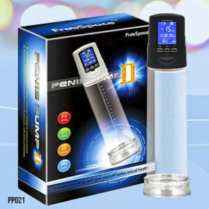Bomba Peniana Recarrégavel com Sucção Automática,  Visor Digital - PP021